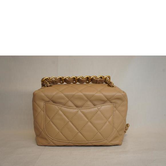 Chanel Bag Lambskin Bowling Beige Small - Picture 1 of 9